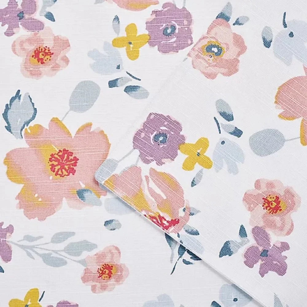 brand new Set of 4 Spring Jubilee Abstract Floral Fabric 13x18 inch Placemats
